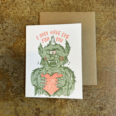 I Only Have Eye for You Monster Card