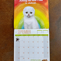 Social Justice Kittens 2025 Wall Calendar