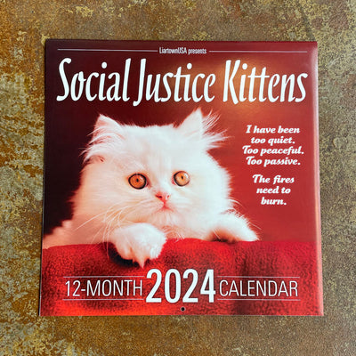 Social Justice Kittens 2024 Wall Calendar