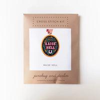 Raise Hell Cross Stitch Kit