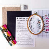 Raise Hell Cross Stitch Kit