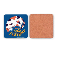Cat Purrson Cat Coaster
