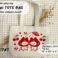 Love You Cherry Much Mini Tote Bag