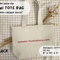 Love You Cherry Much Mini Tote Bag