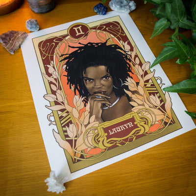 Black Zodiac Lauryn Hill Print