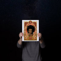 Black Zodiac Lauryn Hill Print