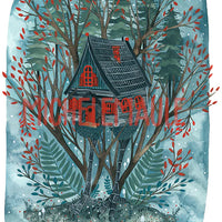 Baba Yaga's House Print