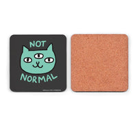 Not Normal Cat Coaster