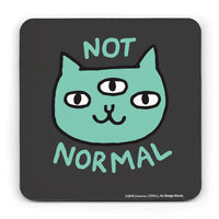 Not Normal Cat Coaster