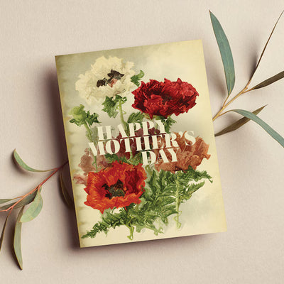 Poppy Mother's Day Card
