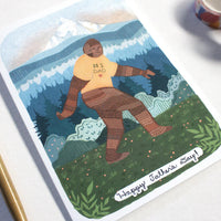 Happy Father's Day Sasquatch Card