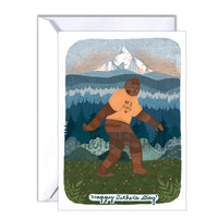 Happy Father's Day Sasquatch Card