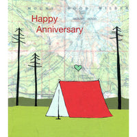 Happy Anniversary Camping Card