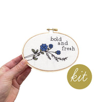 Bold and Fresh Cross Stitch Kit