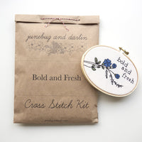 Bold and Fresh Cross Stitch Kit