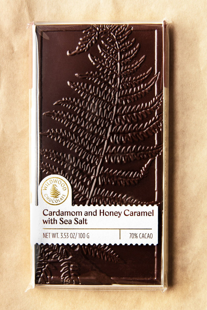 Cardamom Honey Caramel Chocolate Bar