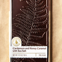 Cardamom Honey Caramel Chocolate Bar