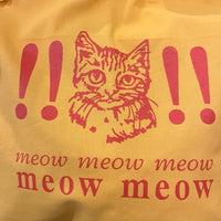 Meow Meow! Kitty Cat Tote Bag