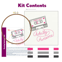 Mixed Tape Embroidery Kit