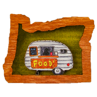 Food Cart Oregon Magnet or Ornament