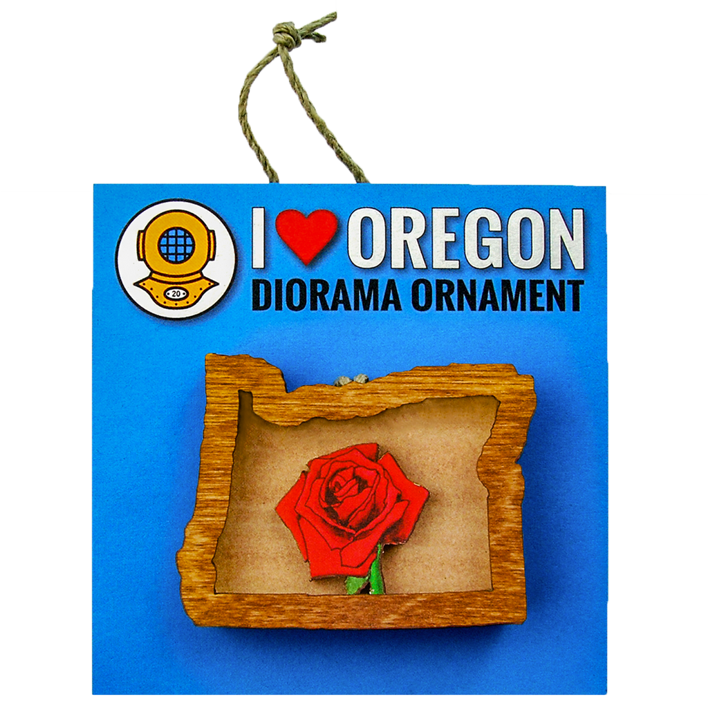 Rose City Oregon Magnet or Ornament