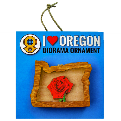 Rose City Oregon Magnet or Ornament