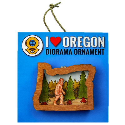 Sasquatch Oregon Magnet or Ornament