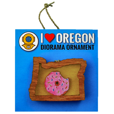 Donut Oregon Magnet or Ornament