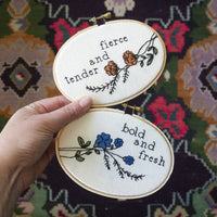 Bold and Fresh Cross Stitch Kit
