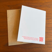 Bring on the Holidays Krampus Letterpress Card