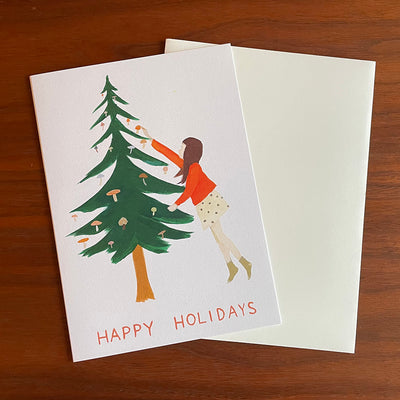 Happy Holidays Tree Card