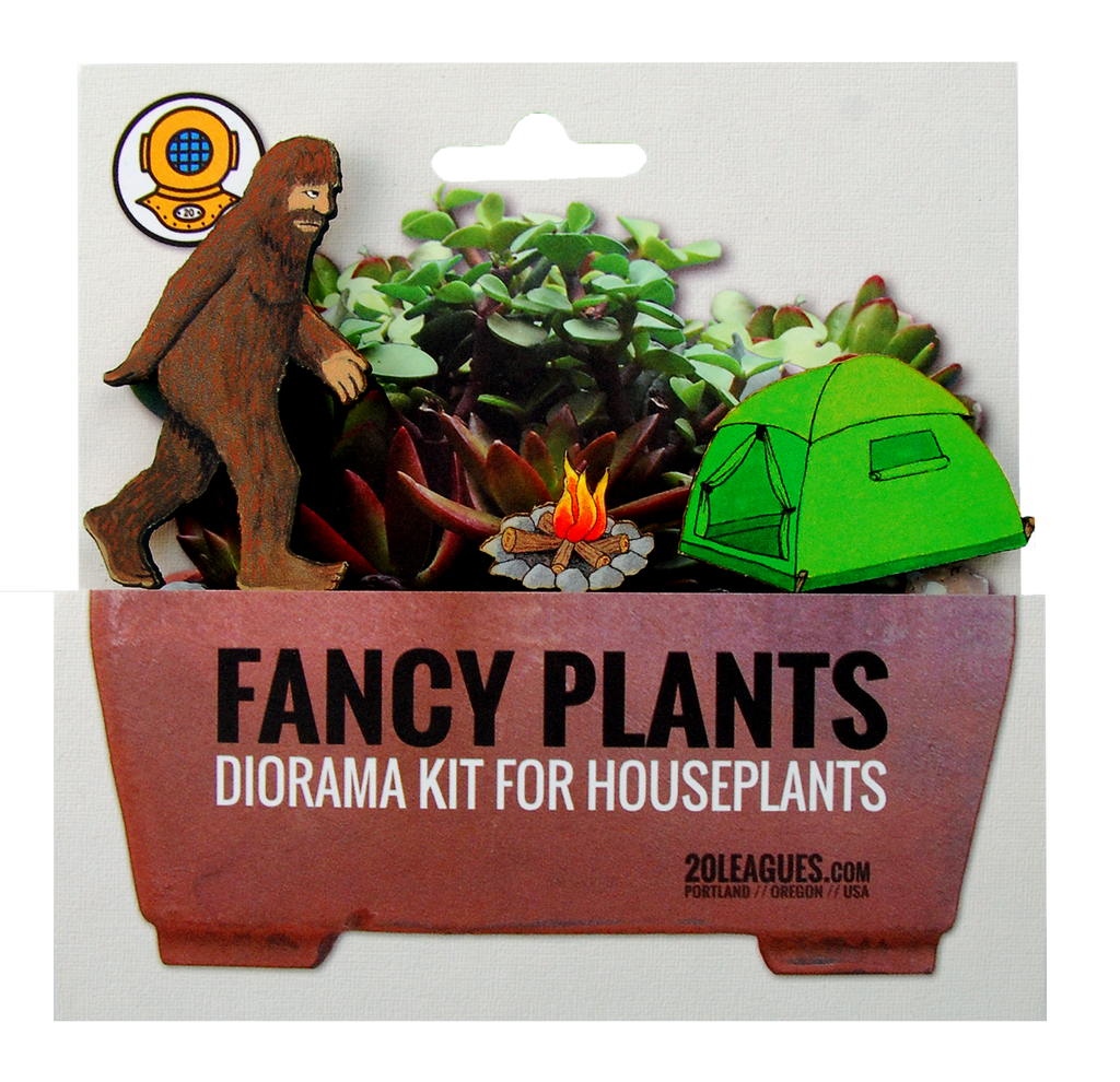 succulent diorama Sasquatch Plant Diorama Kit
