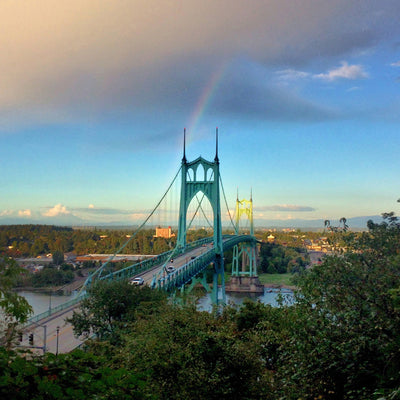 St. Johns Bridge Rainbow Photo Print