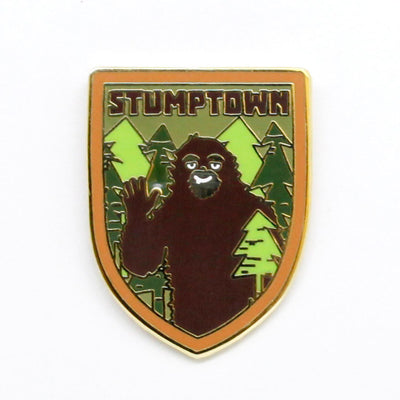 Stumptown Sasquatch Enamel Pin