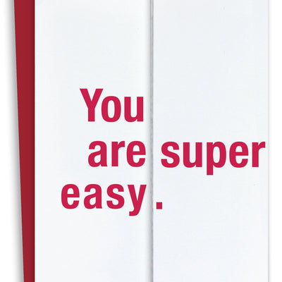 You Are Super Easy Fold Out Card