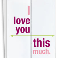I Love You This Much Fold Out Card