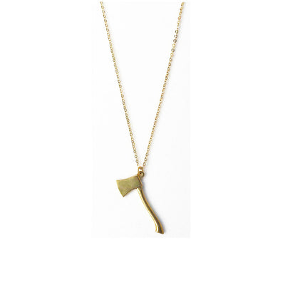 Golden Ax Necklace