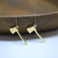 Golden Ax Earrings