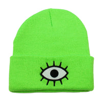 Wokeface third eye beanie - slime green