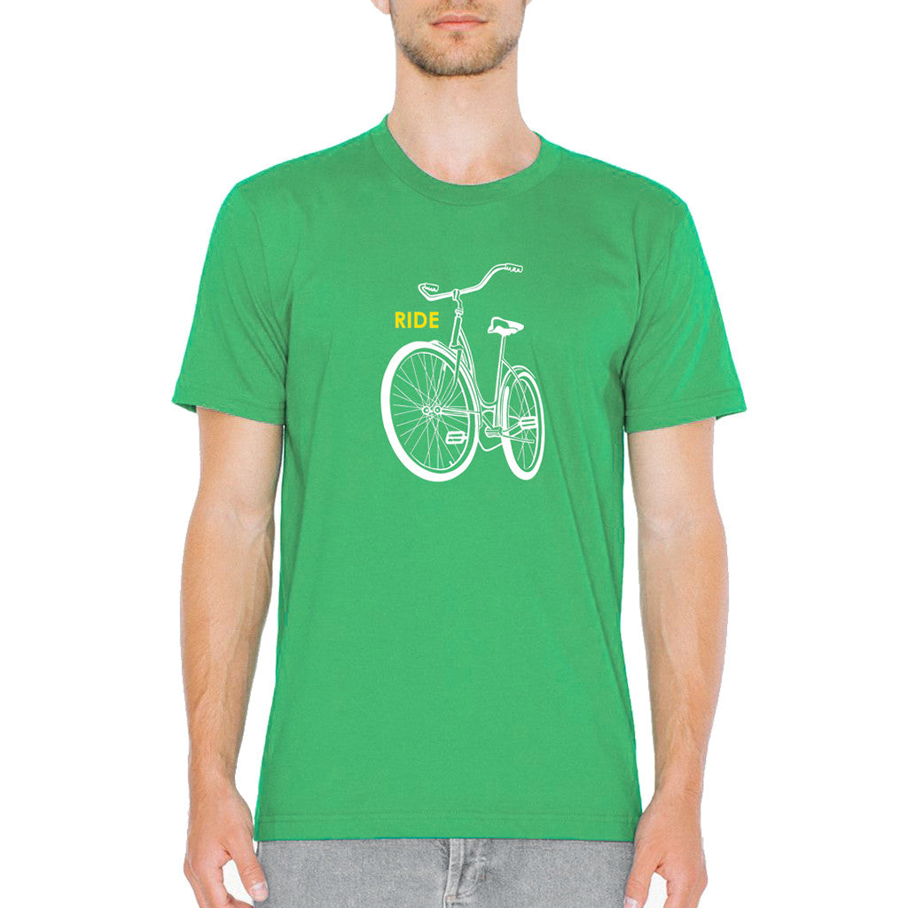 Little Lark green bike ride t-shirt