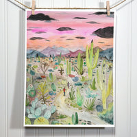 Cactus Forest Print