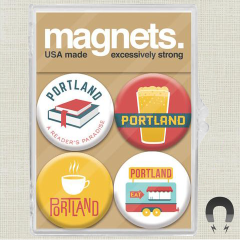 Portland Culture Magnet Set