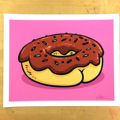 Donut Butt Print