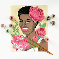 Michelle with Peonies Paint by Numbers Kit
