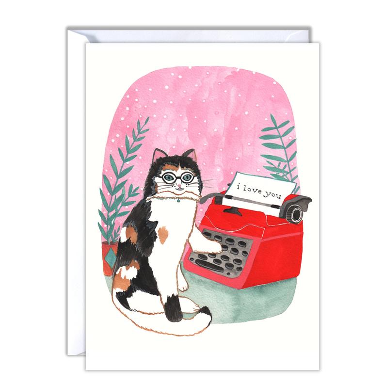 Cat Love Note Card