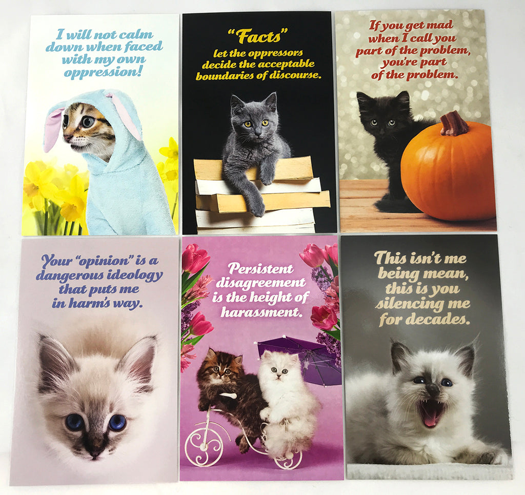 Social Justice Kittens Postcard Set Vol 3