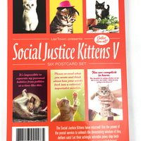 Social Justice Kittens Postcard Set Vol 5