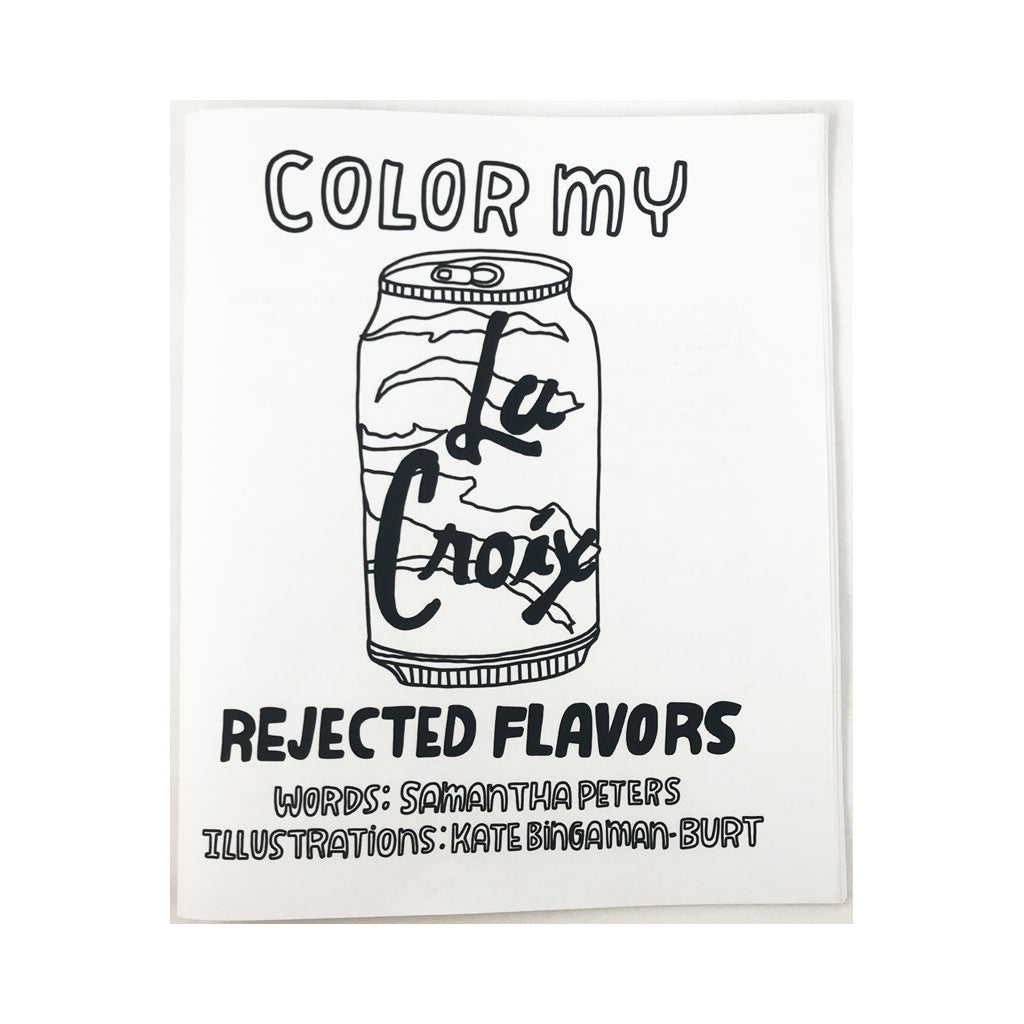 Coloring Book - La Croix Rejected Flavors