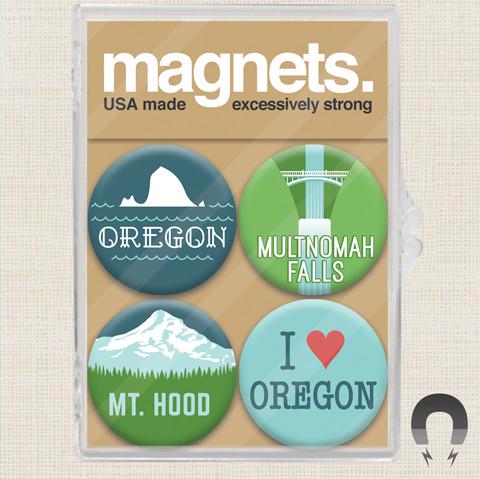 Oregon Natural Wonders Magnet Set