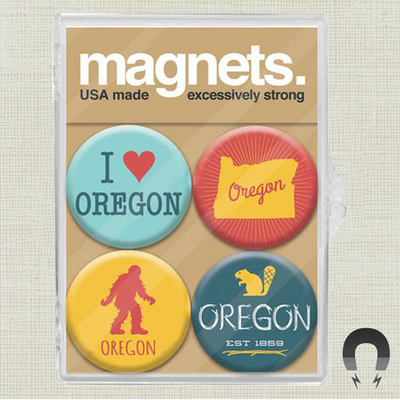 Oregon Gold Magnet Set